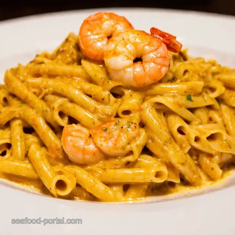 Creamy Cajun Shrimp Pasta a Taste of Louisiana presentation
