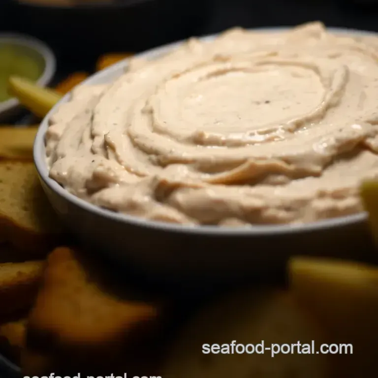 Creamy Canned Salmon Dip: A Delicious Appetizer presentation