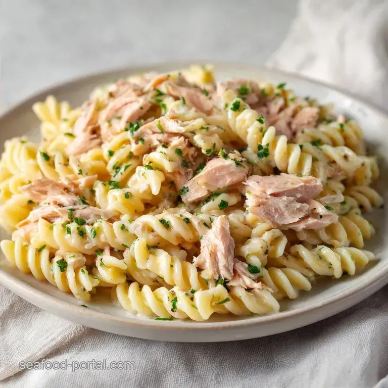 Creamy Canned Salmon Pasta: Zesty and Velvety