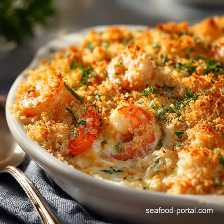 Seafood Casserole: Ultimate Creamy Fishermans Bake with Cheesy Crumb