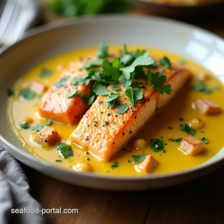 Creamy Coconut Salmon Curry A Flavorful Twist