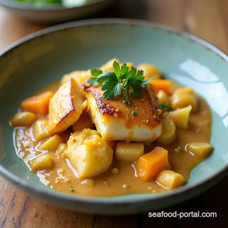 Creamy Coconut Thai Fish Curry