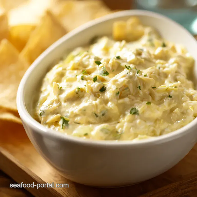 Creamy Crab Artichoke Hot Dip