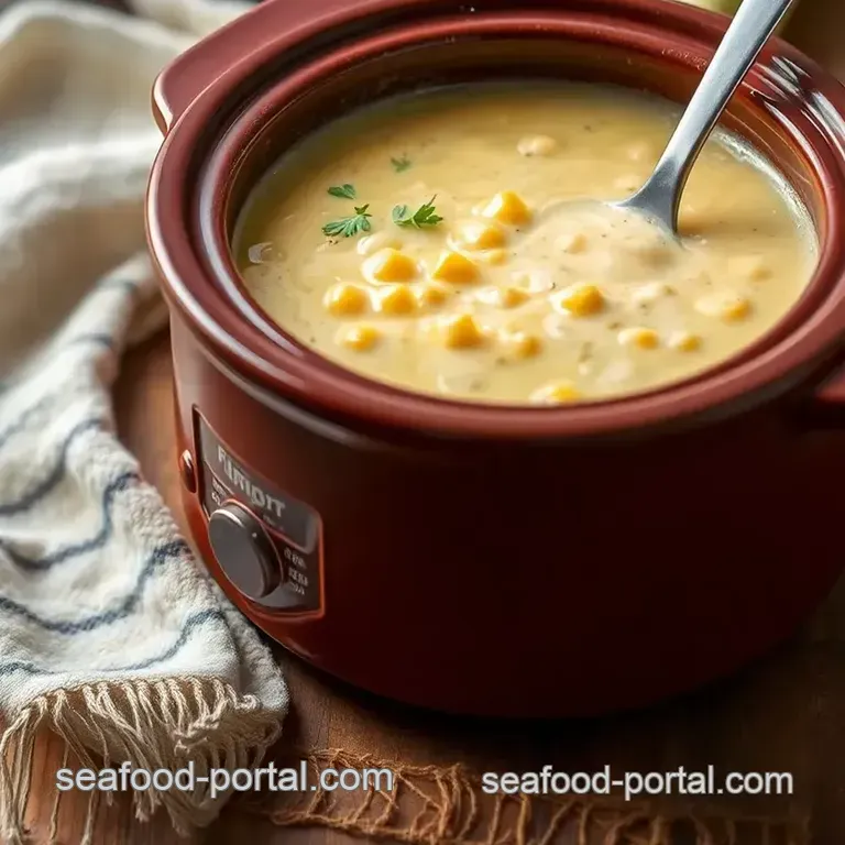 Crockpot Corn Chowder: Creamy Comfort presentation
