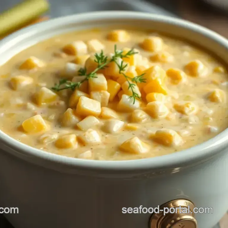 Crockpot Corn Chowder: Creamy Comfort