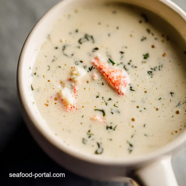 Creamy Dreamy Crab Bisque a Shellabration of Flavor presentation