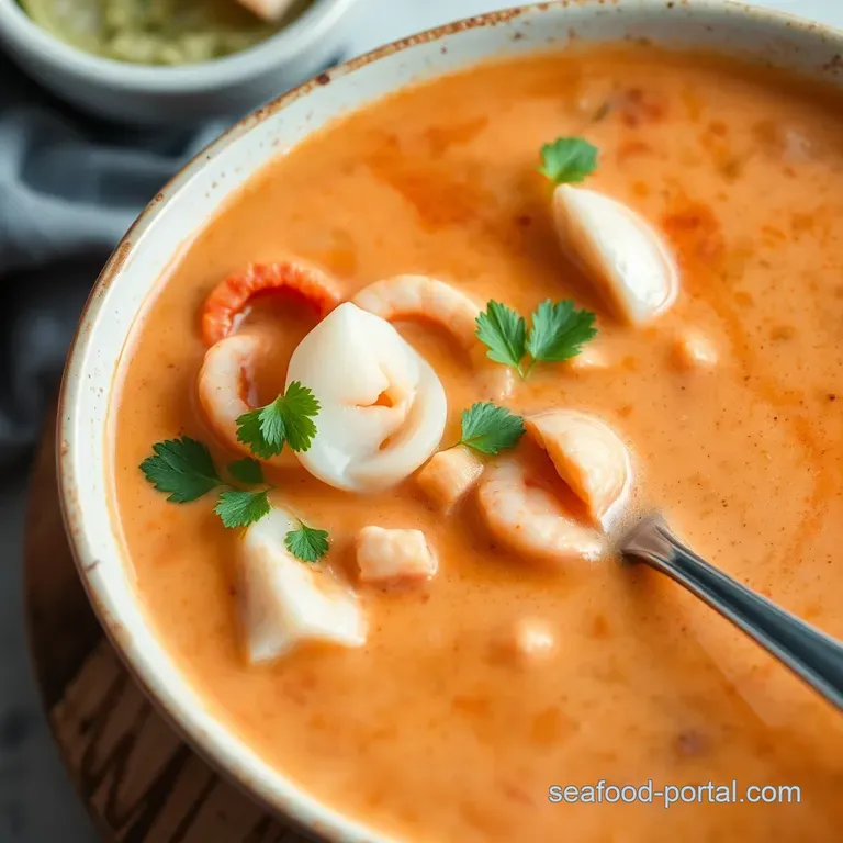 Creamy Dreamy Seafood Fiesta Soup