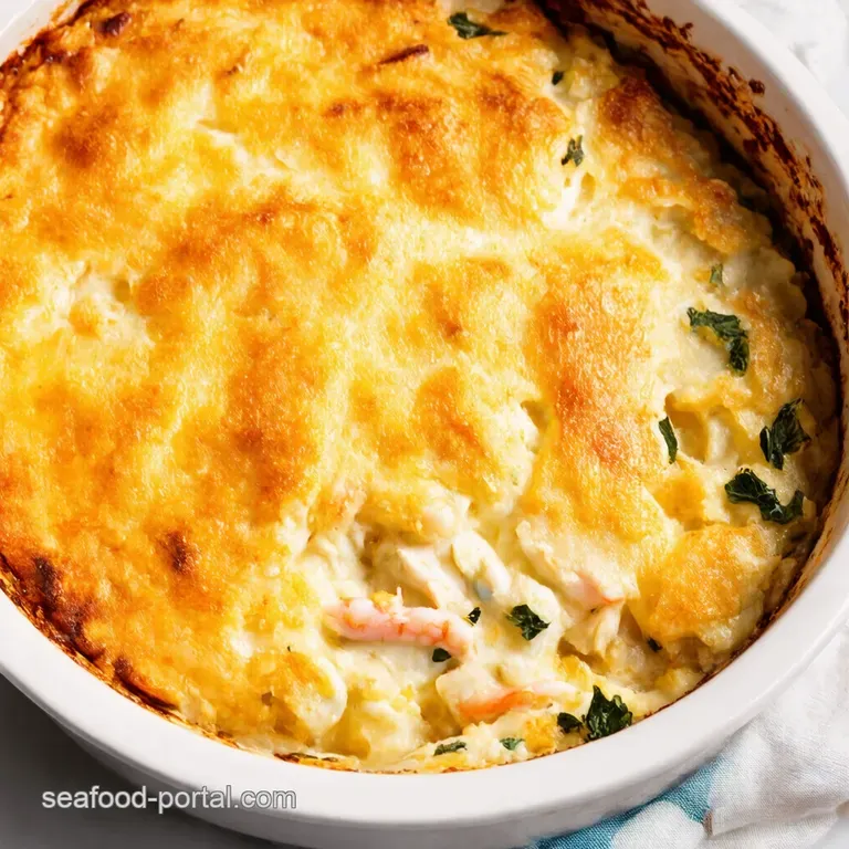 Creamy Dreamy Seafood Gratin Healthy Comfort Food at Its Finest presentation