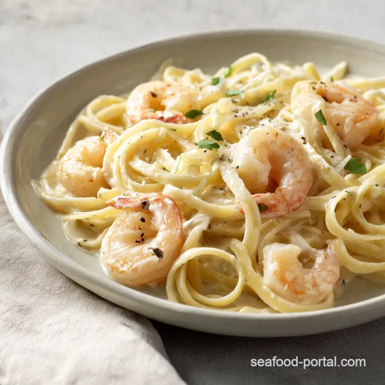 Creamy Dreamy Shrimp Linguine Alfredo Elevated