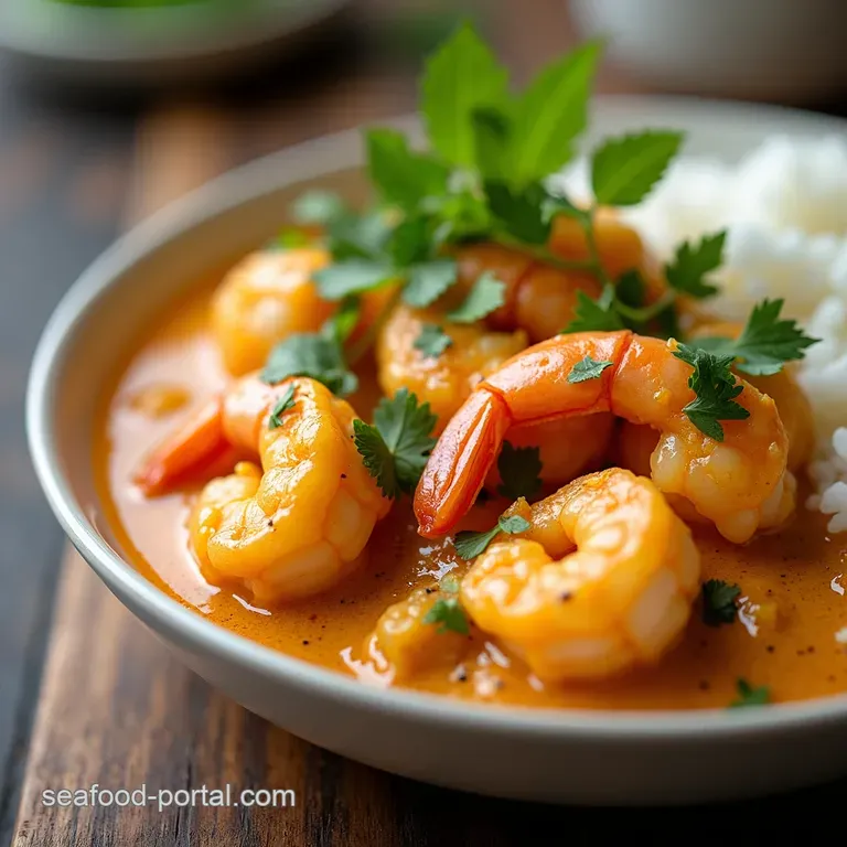 Creamy Dreamy Thai Coconut Shrimp Curry