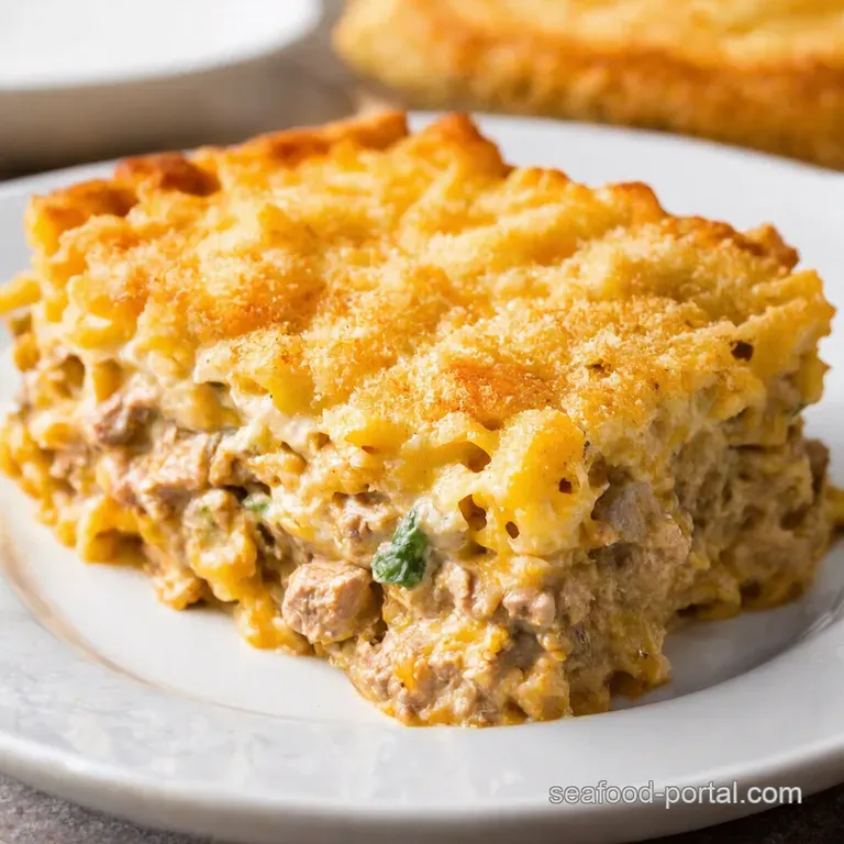 Creamy Dreamy Tuna Casserole A Modern Classic presentation