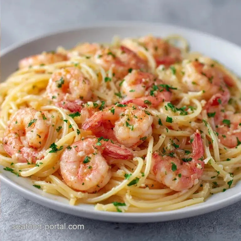 Creamy Garlic Shrimp Pasta: Velvety and Rich