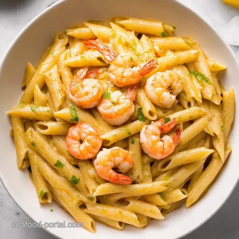 Creamy Jamaican Jerk Shrimp Pasta