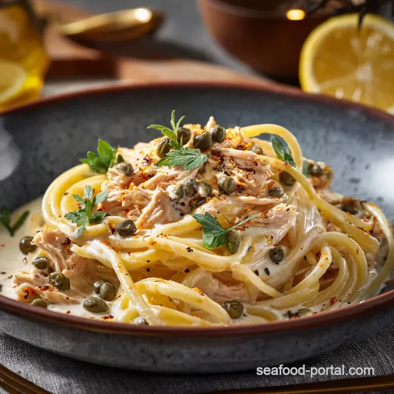 Tuna Pasta: The Ultimate Creamy Lemon Caper Dish