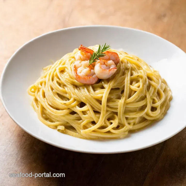 Creamy Seafood Linguine with White Wine Sauce