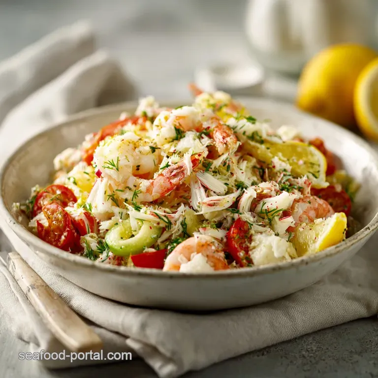 Seafood Salad with Shrimp and Crab