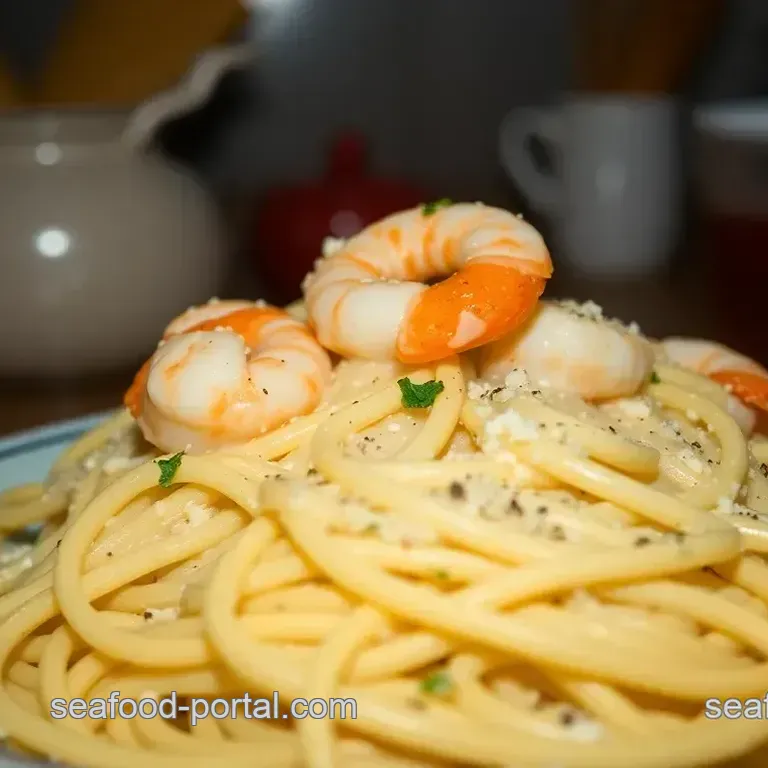 Creamy Shrimp Fettuccine Alfredo: A Seafood Delight