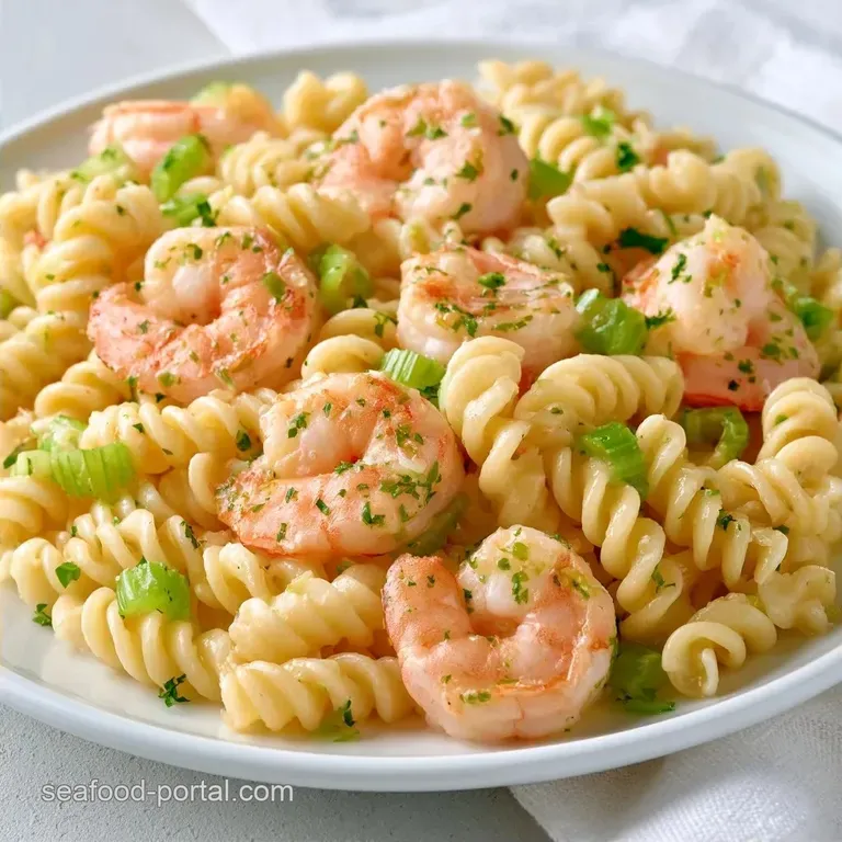Creamy Shrimp Pasta Salad with Lemon Yogurt