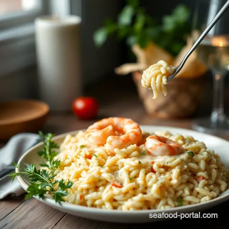 Creamy Shrimp Risotto: Seaside Comfort in a Bowl