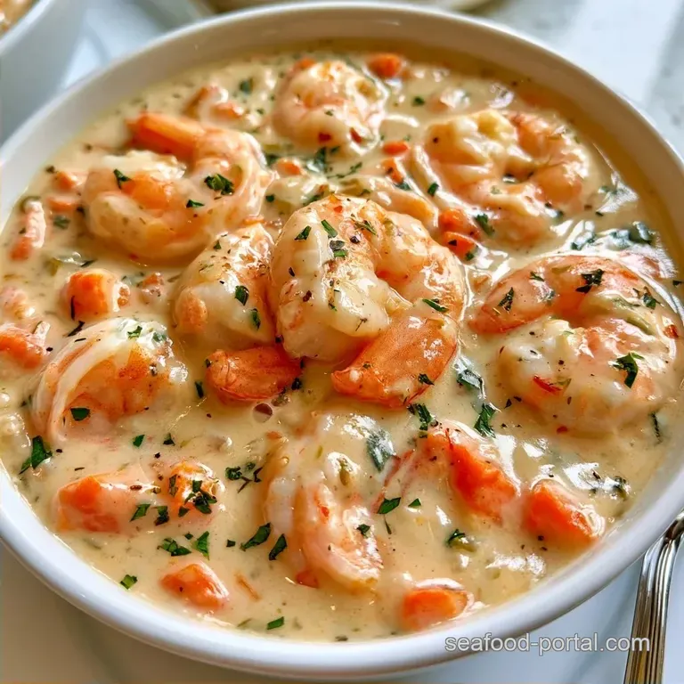 Creamy Shrimp Soup in 50 Minutes