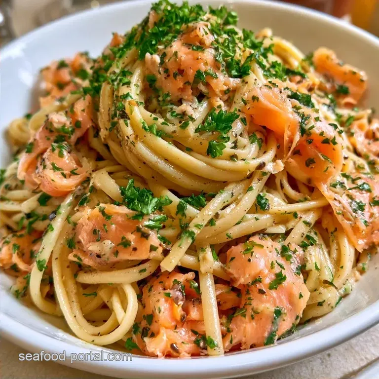 Quick Creamy Smoked Salmon Pasta