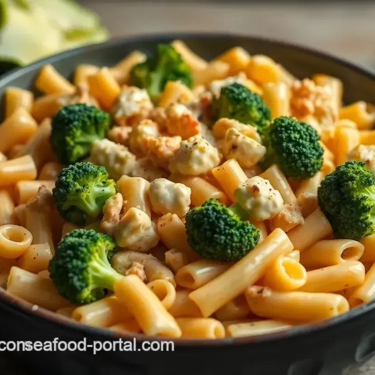 Creamy Tuna & Broccoli Bake with Cheddar Crumb