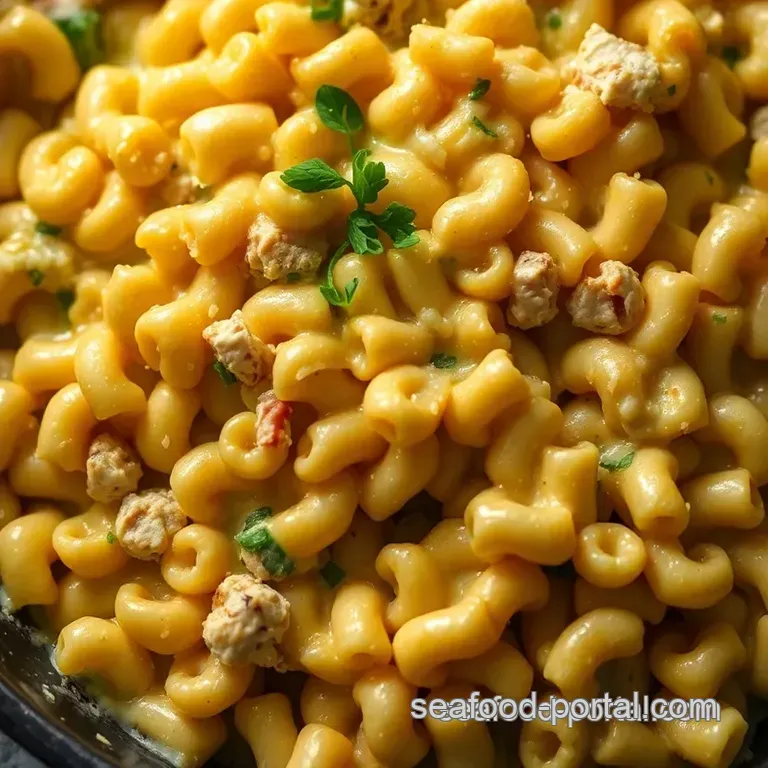 Creamy Tuna Helper Skillet – A Quick & Flavorful Comfort Dish presentation