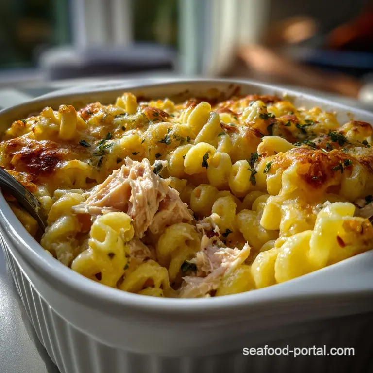 Tuna Noodle Casserole: the Golden Comfort Classic presentation