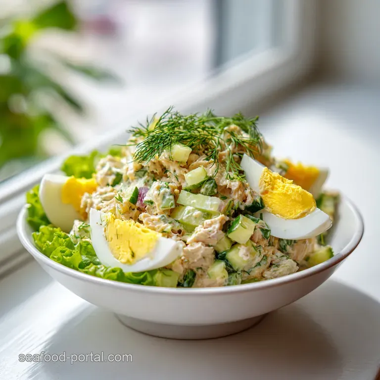 Tuna Salad with Egg: Creamy and Protein-Packed
