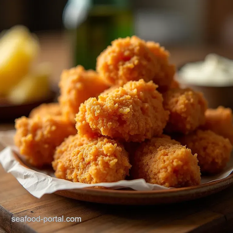 KTown Crunch UltraCrispy Air Fryer Korean Fried Chicken Bites presentation