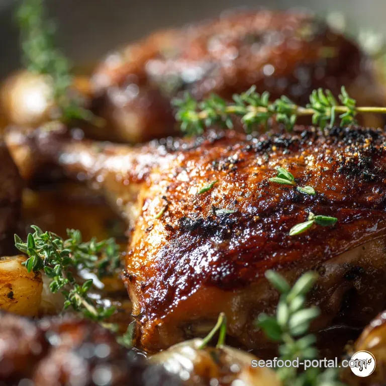 The Perfect Crunch Crispy Air Fryer Duck Legs ConfitStyle with Thyme Garlic