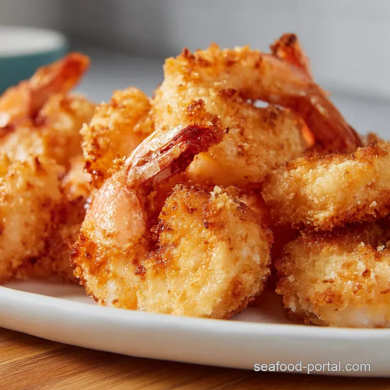 Air Fryer Fried Shrimp: Proper Crispy Panko presentation