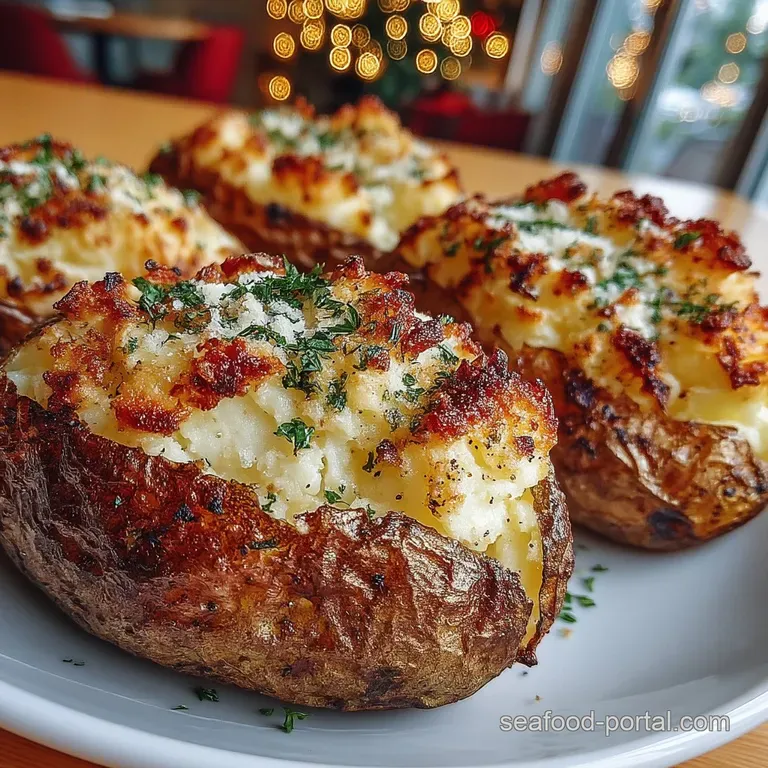 The Ultimate Crispy Jacket Foolproof Air Fryer Baked Potatoes presentation
