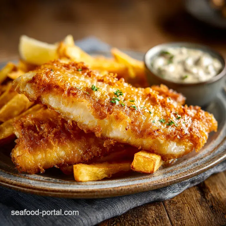 The Great British OvenBaked Chippy Fish Crispy Lager Batter