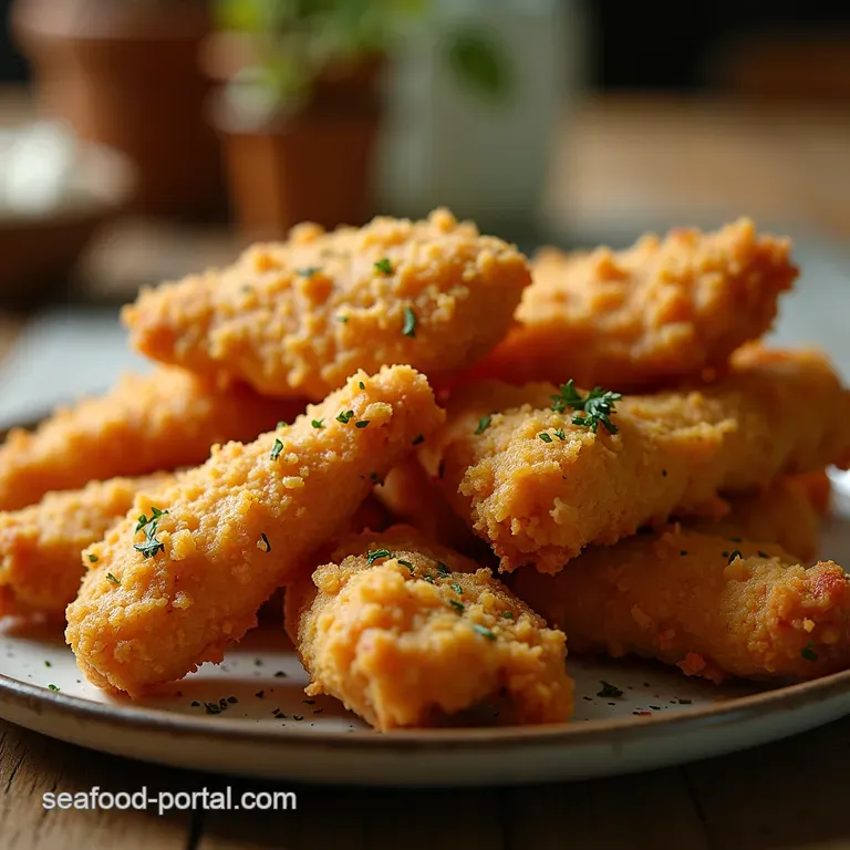 The OvenFried Dream Super Crispy Baked Chicken Tenders That Dont Skimp on Crunch presentation