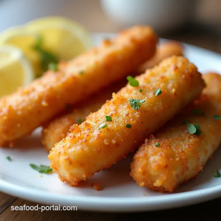Chefs Golden Baked Fish Sticks Recipe Oven Crispy