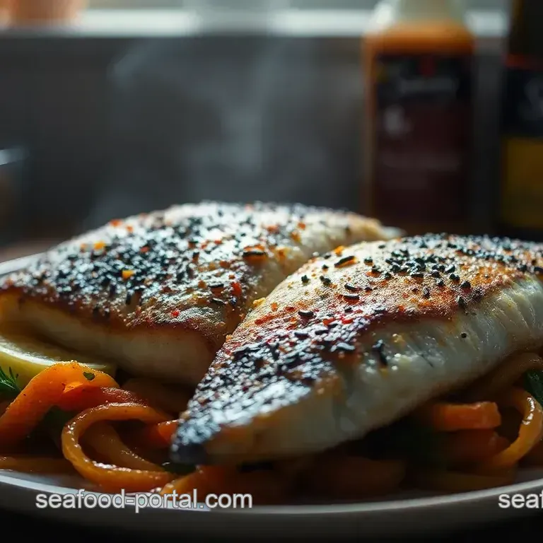 Crispy Baked Mackerel with Wasabi or Multigrain Mustard Sauce