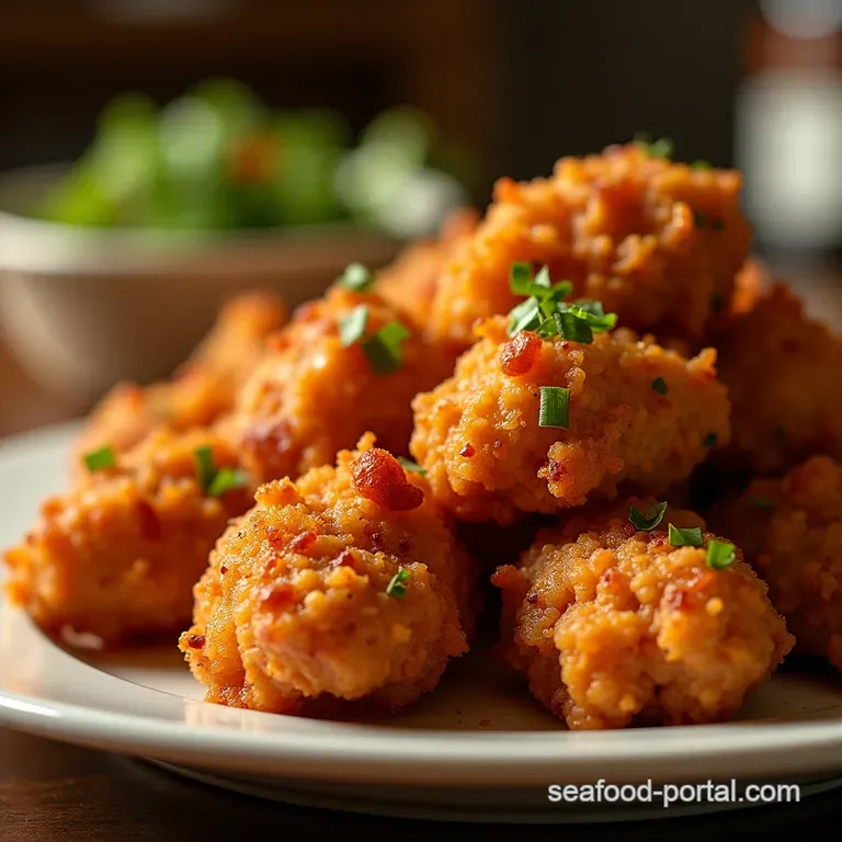 Explosive Crunch RestaurantStyle Crispy Bang Bang Chicken presentation