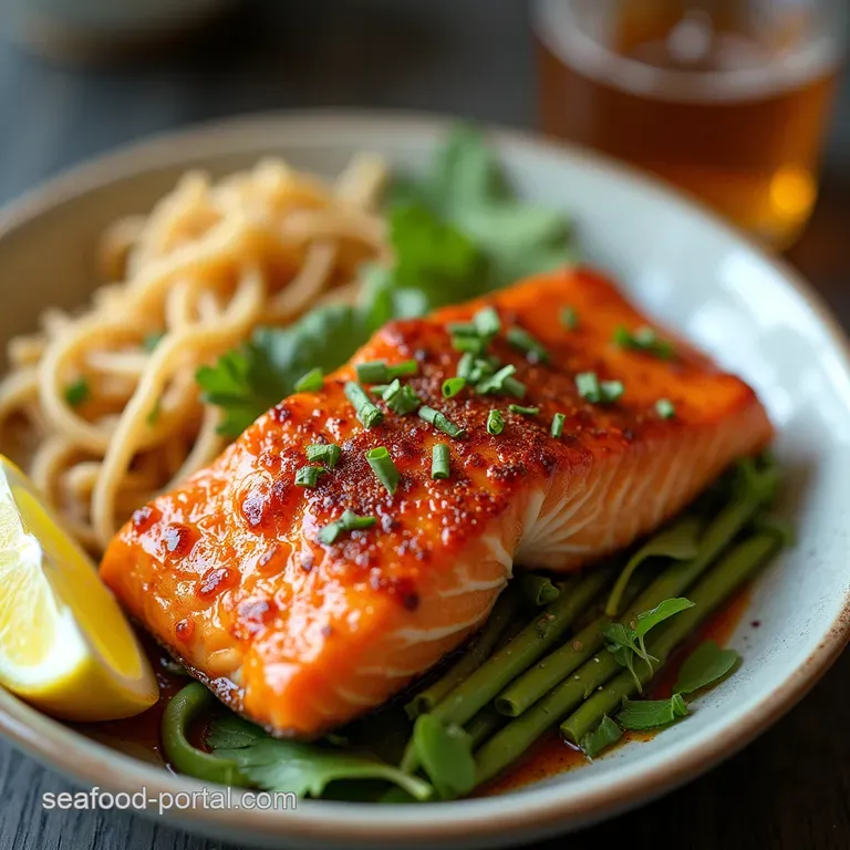 The Ultimate Crispy Bang Bang Salmon Bowl Sticky Glaze Creamy Heat and Fresh Crunch