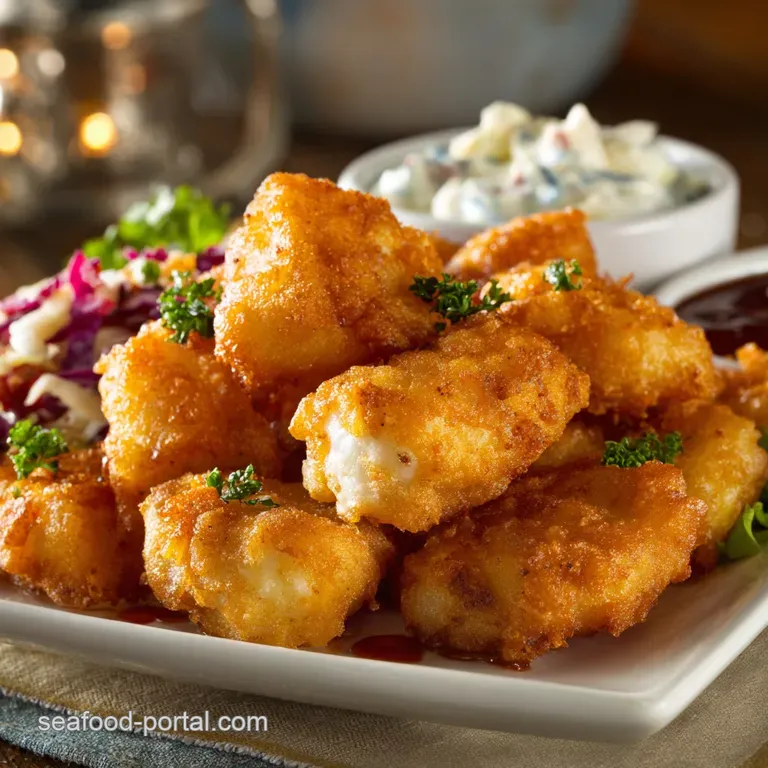 Crispy Beer Battered Catfish Nuggets The Chippy Favourite