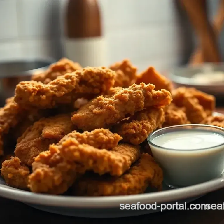 Crispy Buttermilk Fried Chicken Tenders