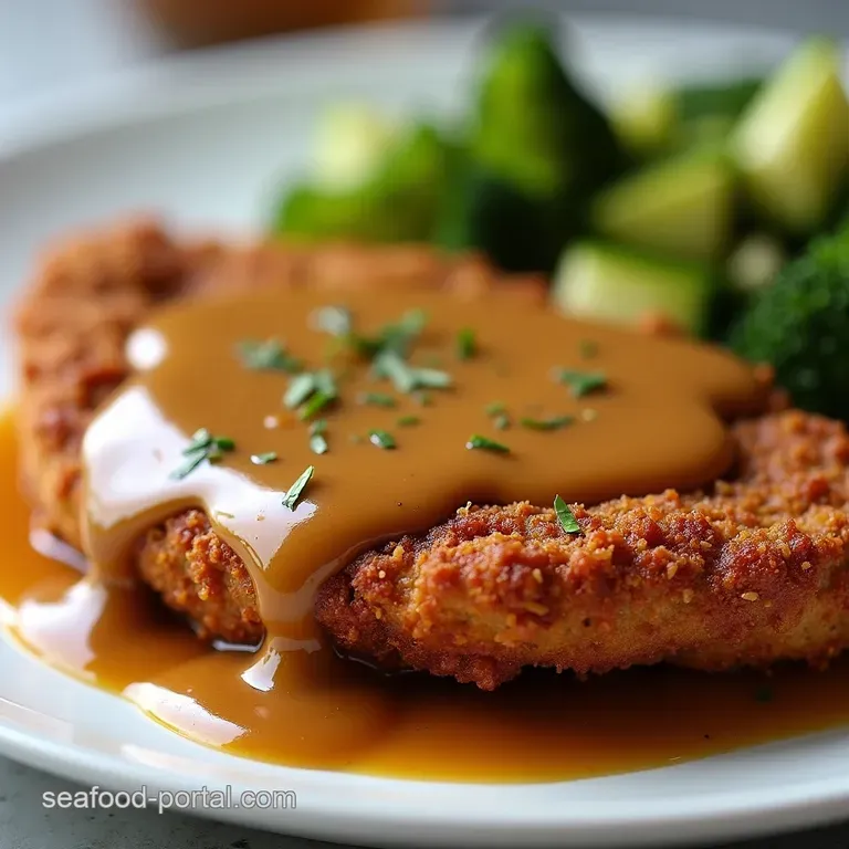 The Ultimate Crispy Chicken Fried Steak with Rich Peppery Country Gravy