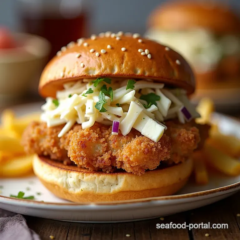 The Proper Crunch Ultimate Crispy Fried Cod Sandwich