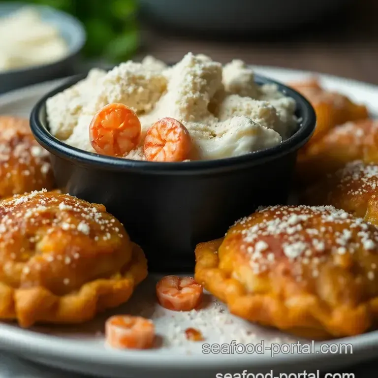 Crispy Crawfish Pistolettes presentation
