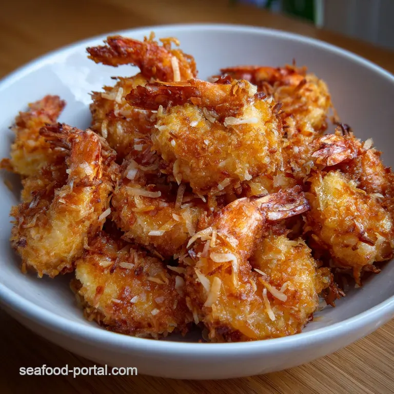 Coconut Shrimp: Crispy Crunchy Tropical Shrimp presentation