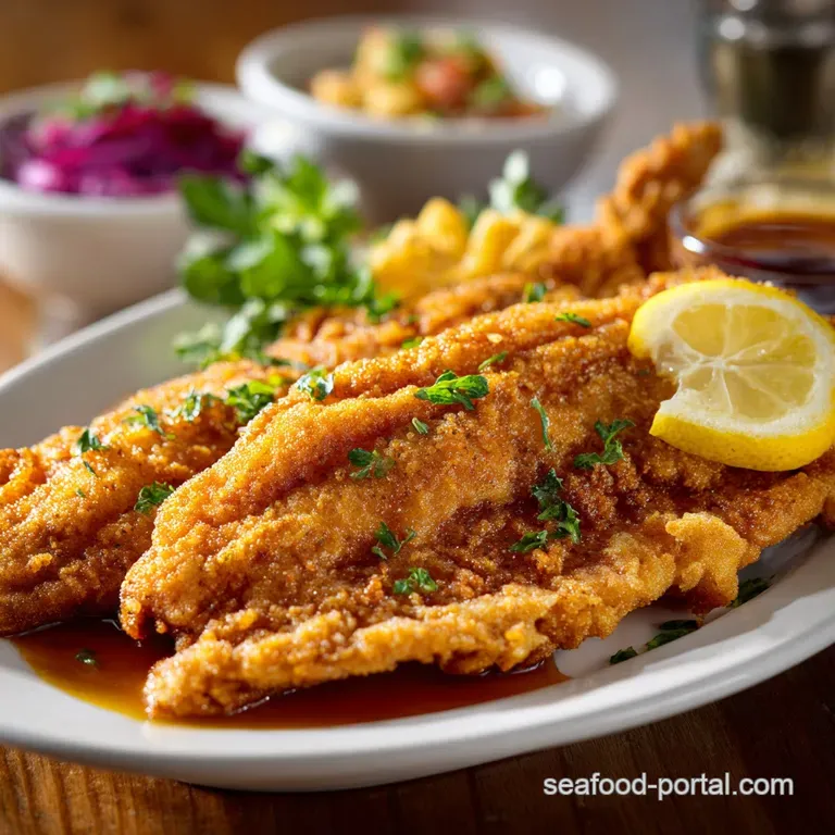 Deep Fried Catfish: the Chippy-Style Golden Fillet presentation