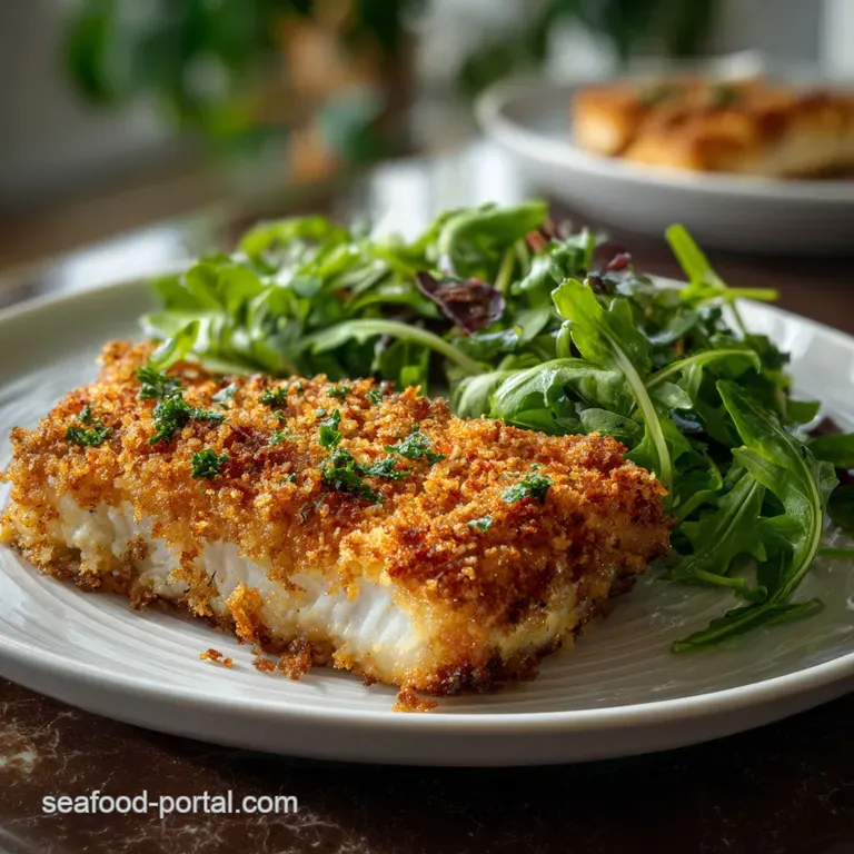 Crispy Fish with Arugula Parmesan: Ready in 25 Minutes!