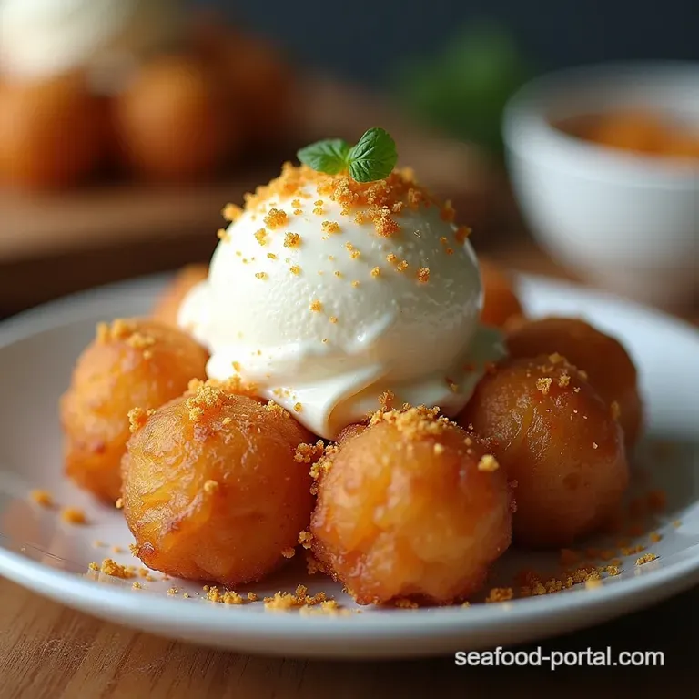 The Ultimate Crispy Hug Perfectly Fried Ice Cream