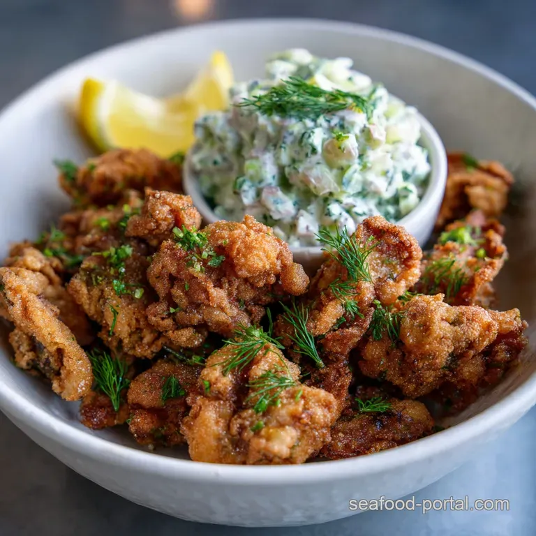 Fried Oysters: Coastal Crispy Perfection presentation