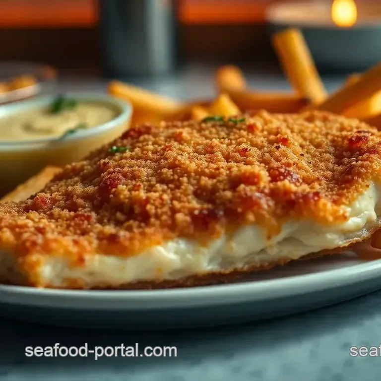 Crispy Halibut Fish and Chips: A Classic British Delight